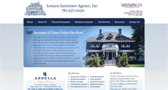 Desktop Screenshot of lennoninsurance.com